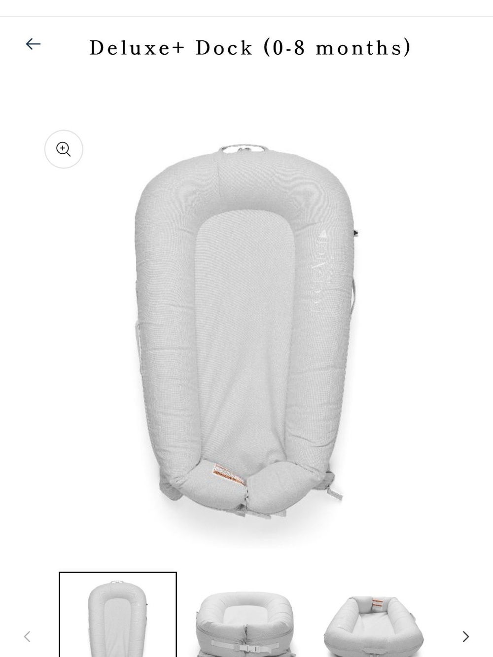Deluxe+ Spare Cover in Cloud Gray